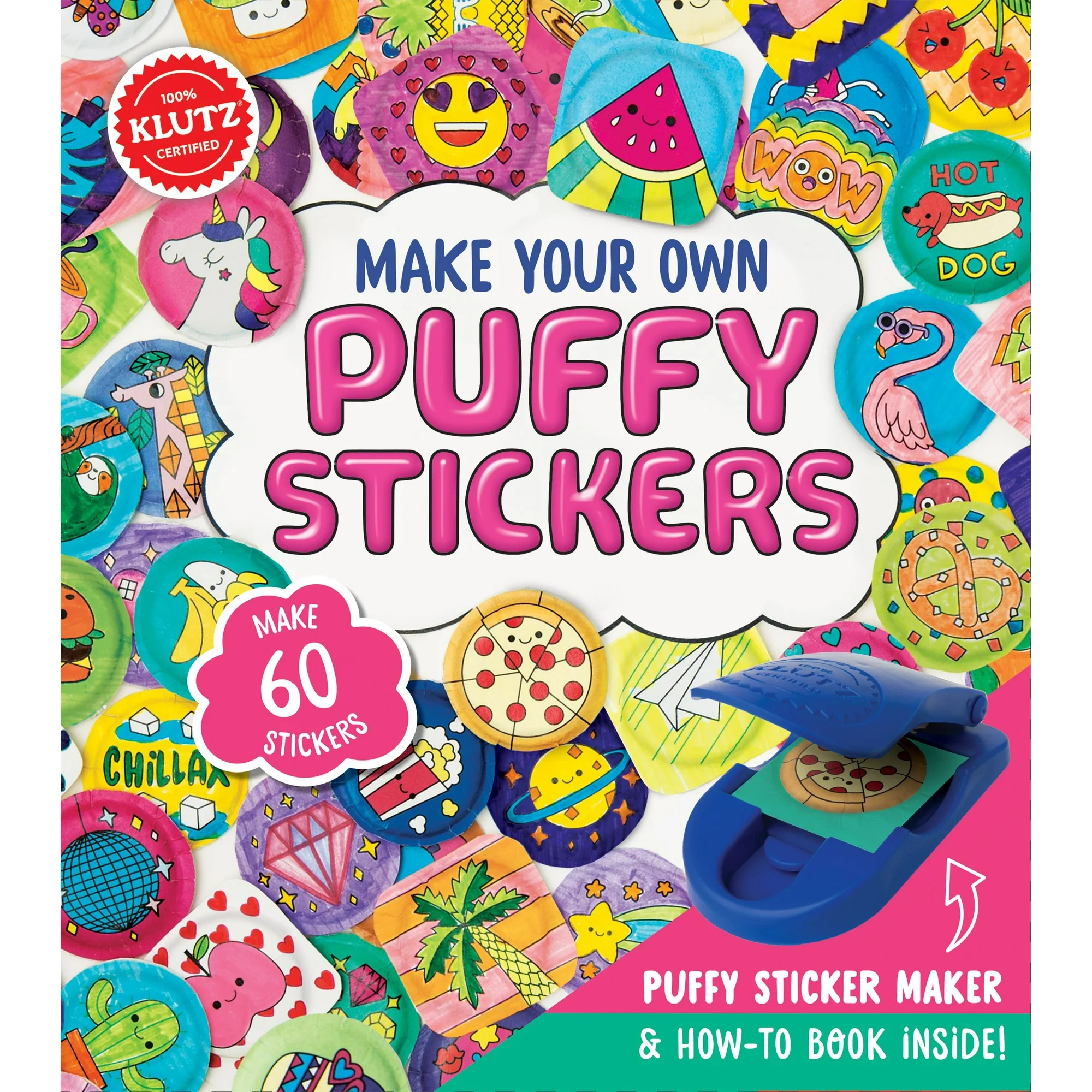 Klutz Make Your Own Puffy Stickers - $301.36 MXN