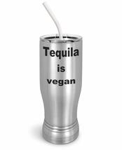 PixiDoodle Vegan Tequila Drinking Insulated Coffee Mug Tumbler with Spill-Resist - £26.42 GBP+