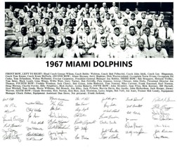 1967 MIAMI DOLPHINS 8X10 TEAM PHOTO PICTURE NFL FOOTBALL - $4.94