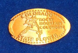 BRAND NEW WONDERFUL COLORADO ROCKY MOUNTAIN COLUMBINE STATE FLOWER PENNY... - $4.99