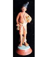 Vtg Hand Painted Indian Clay Krishnanagar Look Unsigned Joker Figure - $21.01 CAD