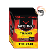 Full Box 10x Packs Jack Links Meat Teriyaki Beef Jerky 1.25oz Fast Shipping - £33.45 GBP