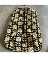 Petunia Pickle Bottom Black Green Flowers Lively La Paz Car Seat Cover F... - $26.62 CAD