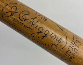 RARE VINTAGE JC HIGGINS 1719 Rocky Colavitio BASEBALL BAT 1950 LITTLE LE... - £36.12 GBP