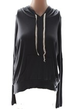 Caution to the Wind Juniors Lightweight Tunic Long Sleeve Hoodie Small Gray - $282.54 MXN