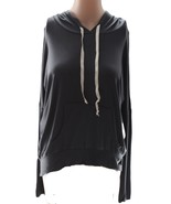 Caution to the Wind Juniors Lightweight Tunic Long Sleeve Hoodie Small Gray - $282.54 MXN