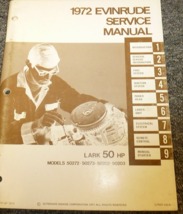 1972 Evinrude LARK 50HP Service Repair Shop Manual OEM 50272 50273 50202 50203 - £29.90 GBP