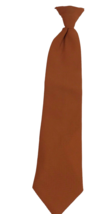 Vintage Retro Tie Ernst San Francisco Clip-on Necktie Orange Union Made USA - £11.87 GBP