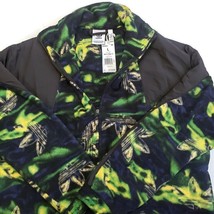 Adidas Original Big Trefoil Printed Polar Fleece Track Jacket Mens Large GE0799 - £32.98 GBP