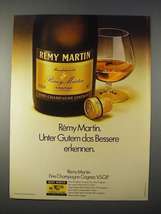 1977 Remy Martin Cognac Ad - in German - Unter Gutem das Bessere erkennen - £14.74 GBP