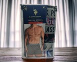U.S. POLO MEN&#39;S 3 PACK XL COTTON UNDERWEAR WOVEN BOXERS Relaxed Fit #294  - $26.45