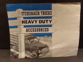 Studebaker Trucks Heavy Duty Accessories Series 2R Trucks Sales Brochure - $1,258.85 MXN
