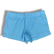 Polo Ralph Lauren Shorts Girls 5 Blue Classic Chino Pony Logo Pocket Adjustable - £12.74 GBP