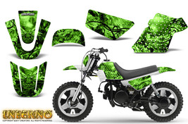YAMAHA PW50 CREATORX GRAPHICS KIT DECALS INFERNO GREEN - $108.85