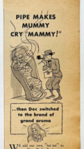 1937 Sir Walter Raleigh Pipe Tobacco Advertisement King Tut Mummy E90F2 - $369.57 MXN