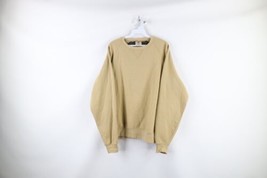 Vintage Woolrich Mens Size Medium Faded Blank Crewneck Sweatshirt Beige - £34.42 GBP