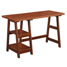 Trestle Desk With Cherry Finish - £152.87 GBP