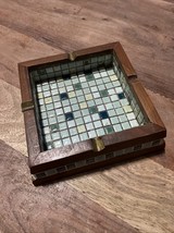 Vintage 1960&#39;s Mosaic Tile Trinket Tray Ashtray Dish Ocean Blue Sea Eart... - $35.00