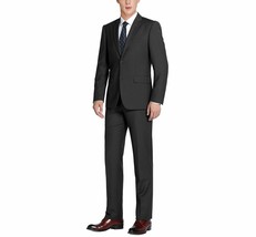 Men Renoir Suit Separate Super 140s Soft Wool Two Button Classic Fit 508-1 Black - £201.06 GBP