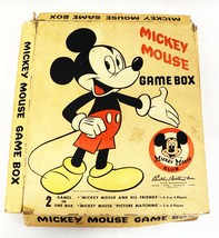 ORIGINAL Vintage 1953 Disney Mickey Mouse Game Box Board Game - $59.39