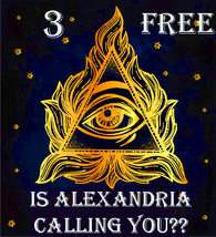 1 LEFT!! FREE W $99 DO YOU HEAR ALEXANDRIA'S CALL VERY RARE TREASURES! MAGICK - Freebie