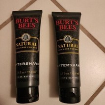 Burt’s Bees Aftershave Natural Skin Care For Men 2.5 Fl. Oz Lot Of 2 - £100.41 GBP