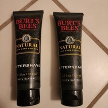 Burt’s Bees Aftershave Natural Skin Care For Men 2.5 Fl. Oz Lot Of 2 - £100.58 GBP