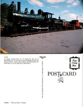 Train Railroad White River Junction Vermont Engine #494 Manchester NH Postcard - £7.49 GBP