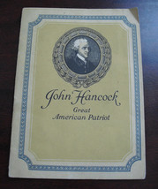 Vintage 1927 Booklet - John Hancock Great American Patriot - £14.19 GBP