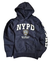 NYPD Kids Hoodie Sweatshirt (207, Navy &amp; White, Youth) - £30.29 GBP