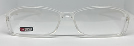 NEW Authentic Diesel Ectodome Eyeglasses Spectacles Rx Clear White Frame - $106.97