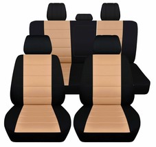 Front and Rear car seat covers fits Jeep Gladiator Truck 2020 2021 Nice Colors - £132.90 GBP