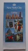 AAA 1997-1998 Edition Folding Road Map New York City Citimap - £6.04 GBP