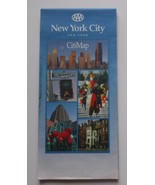 AAA 1997-1998 Edition Folding Road Map New York City Citimap - €6,63 EUR