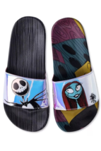 Disney&#39;s Nightmare Before Christmas Women&#39;s Slides Size 8 Jack &amp; Sally New - $24.18