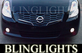 White LED w/ Blue Halo Fog lights lamps  for 2007-2010 Nissan Altima Coupe - £93.22 GBP