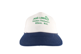 Vintage 90s Distressed Jacks Landing Fletchers Floodwaters Trucker Hat S... - $23.71
