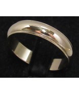 Paramount 14KT Yellow Gold Milgrain Wedding Band Sz 10.75 Anniversary Ri... - $6,973.36 MXN