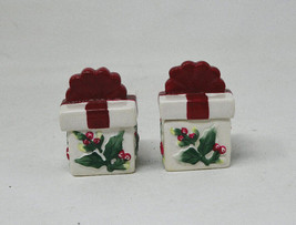 Pair Of Christmas Presents Salt and Pepper Shakers - $8.95