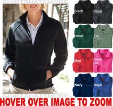 Ladies Soft Polar Fleece Jacket Pockets Cozy Warm Winter Coat XS-2X 3X NEW - £23.02 GBP+