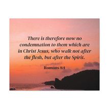   Walk After The Spirit Romanss 8:1 Bible Verse Canvas Christian - £59.77 GBP+