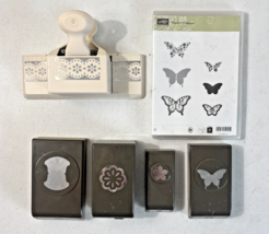 Paper Die Cutters Stampin Up Lot Martha Stewart Flowers Butterfly Border... - $37.99