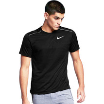 Nike Dry Miler Top SS Men&#39;s T-Shirt. AJ7565 010 Black Size: Large - £37.56 GBP