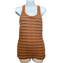 Aerie American Eagle Waffle Striped Tank Top Size Medium New - $14.85