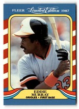 1987 Fleer Limited Edition #31 Eddie Murray NM  ID:48878 - $1.67