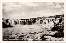 Indians Fishing at Celilo Falls Columbia River Highway Real Photo Postcard PC409 - $12.99