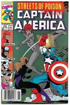 Captain America #376 (1990) *Marvel Comics / Black Widow / Crossbones / Kingpin* - £3.13 GBP