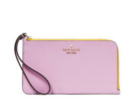 New Kate Spade Lucy Bicolor Medium L Zip Wristlet Berry Cream Multi - $41.76