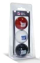 New York Giants NFL Regulation Golf Balls 3 Pack Sleeve Putting Club - £9.52 GBP