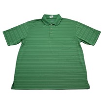 PGA Tour Shirt Mens XL Extra Green Golf Polo Golfer Lightweight Performa... - £12.38 GBP